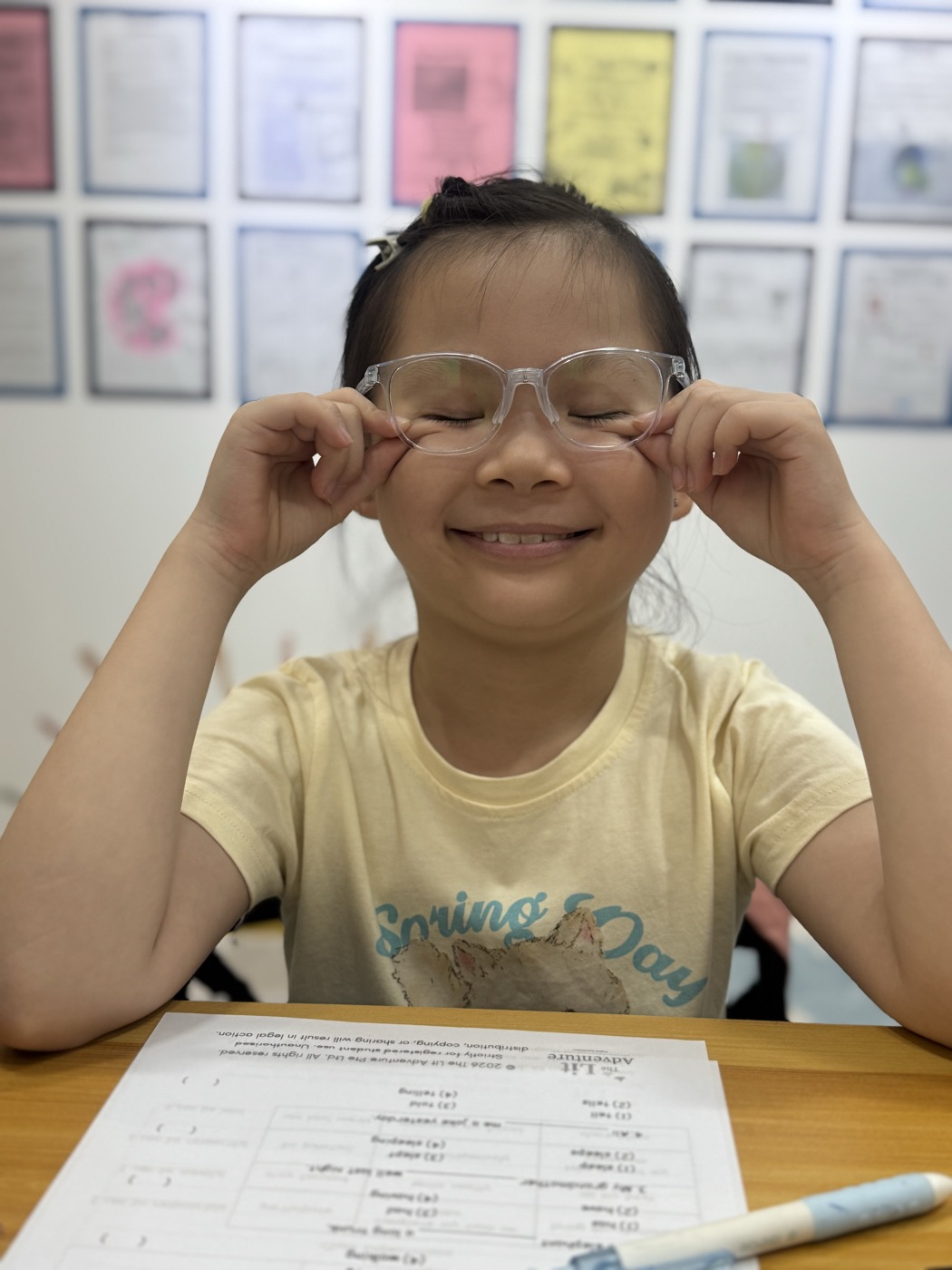 Student having fun during a lesson at The Lit Adventure