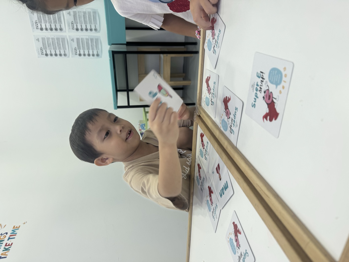 Student engaged in a classroom activity at The Lit Adventure